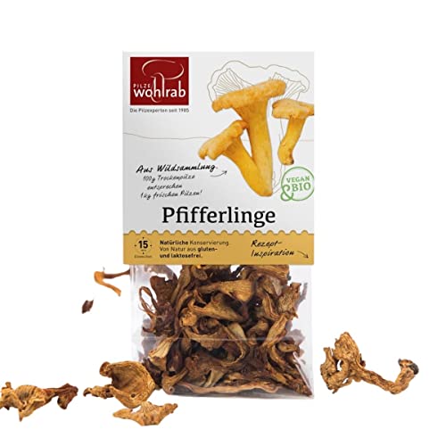 Pfifferlinge getrocknet BIO Größe 20 g Cover