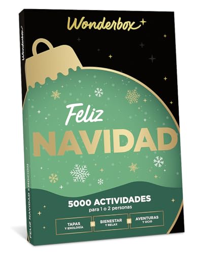 WONDERBOX - Caja Regalo Feliz Navidad Emoción - Todos Regalan Artículos En Navidad, No Ser Banal. Esta Es La Solución Como Ideas Regalo Original Hombre, Ideas Pack Regalo Mujer Y Navidad Regalos WONDERBOX - Caja Regalo Feliz Navidad Emoción - Todos Regalan Artículos En Navidad, No Ser Banal. Esta Es La Solución Como Ideas Regalo Original Hombre, Ideas Pack Regalo Mujer Y Navidad Regalos