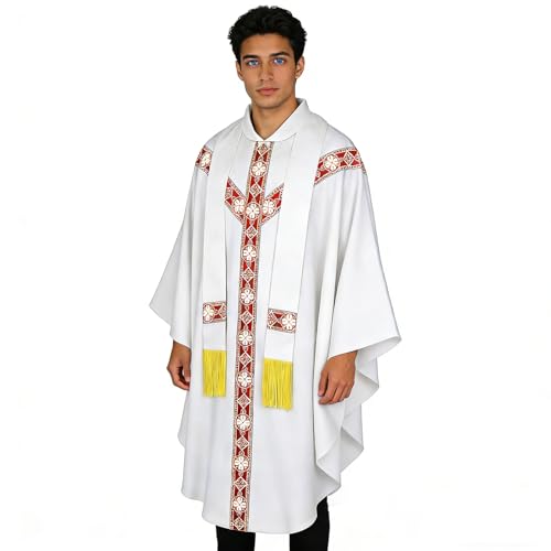 Robe de clergé pour hommes adaptée aux représentations, fêtes et pièces de théâtre