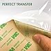 WEUPE Adhesive Transfer Tape, Double Sided Transfer Sheet, 468MP, 8inch x 8inch (5-Pack)