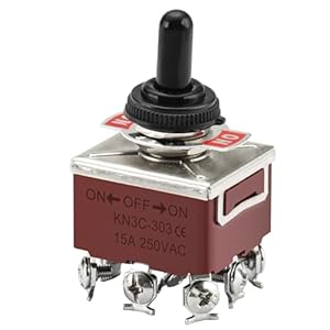 Heschen KN3C-303 Kippschalter 3PDT ON/OFF/ON