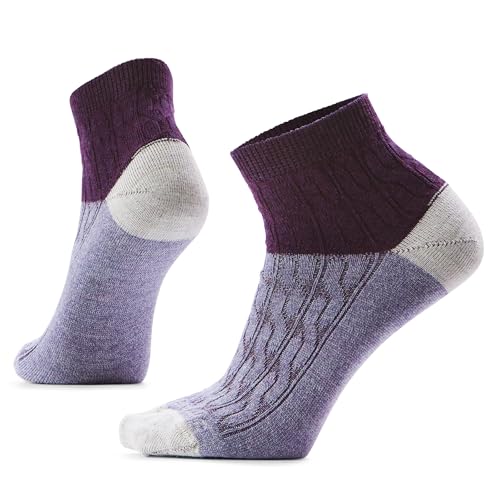 Image of Smartwool Womens Everyday Cable Ankle Boot Socks