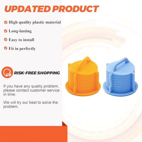 UPGRADE AGM73269501 Washer Water Inlet Valve Filter Screen Fit for LG Kenmore Washer, Inlet Filter Screen Replace 1810261 AP5202486 PS3618281 EAP3618281-4 Pack Washing Machine Filter by Beaquicy