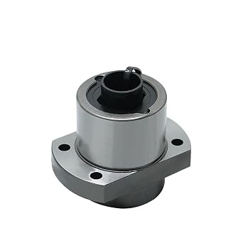 GTPBAO SFE2525 Ball Screw Flange Nut 25mm Diameter 25mm Pitch Right Hand Thread Linear Motion Ball Screw Single Nut Dust Proof motion rail