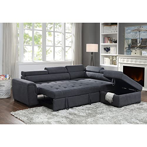 Lilola Home Lhf-89138 Sofabed, Dark Gray #TOP24