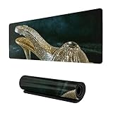 Shoes Glitter Women's Shoes Elegant Large Gaming Mouse pad,, with Non-Slip Base (11.8x31.5 inches),...