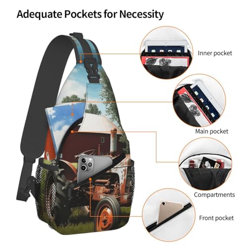 Mochila tipo bandolera CROSS CHEST BAG para viaje miniatura 3