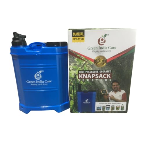 Image of Manual Knapsack Sprayer | Hand-Operated High-Pressure Pump | 16L Tank Capacity | Telescopic Lance with 3 Nozzles | Ideal for Farming,Gardening & Pesticide Spraying