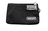 Vaultz Locking Zipper Pouch, 5 x 8 Inches, Black (VZ00472)