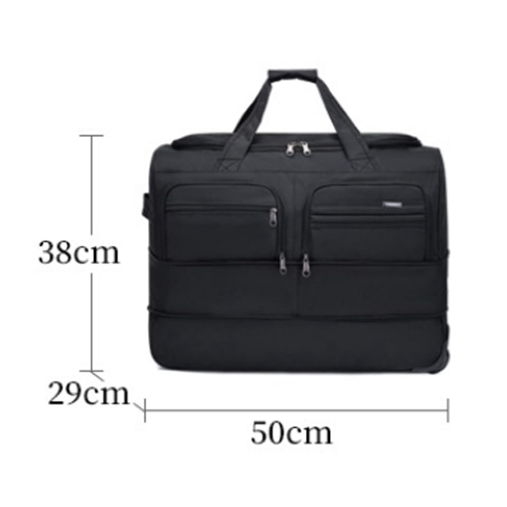 Gokeet Bolsa de Viaje Equipaje de Mano de Negocios Unisex Plegable Impermeable para Viajes Cortos