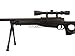 bbtac b96 awp airsoft sniper rifle with 3-9x40 scope and bi-pod warrior 1(Airsoft Gun)