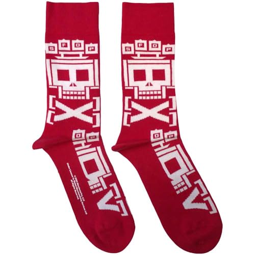 Five Finger Death Punch chaussettes basses Pixeled Skull taille unique