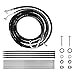 AT34653 Rear AC Line Kit For Acadia Traverse Enclave Outlook 2007-2017 Replacement Rear Auxiliary AC Lines Air Conditioning Hose Kit