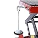 300 lbs Hydraulic Motorcycle Scissor Jack Lift,Dirt Bike Hydraulic Maintenance Stand,Heavy Duty Lift Table for Air Conditioner Electric Motors Heavy Things,Stability,(Red)