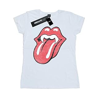 Absolute Cult Rolling Stones Femme Vampire Tongue T-Shirt - Les Beatles, Paul McCartney, John Lennon, RIngo Starr, George Harrison Absolute Cult Rolling Stones Femme Vampire Tongue T-Shirt – Image 2