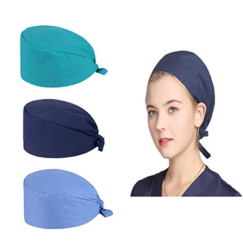 Doctor Nurse Scrub Hat One Size Multiple Color for Women Men Unisex Adjustable