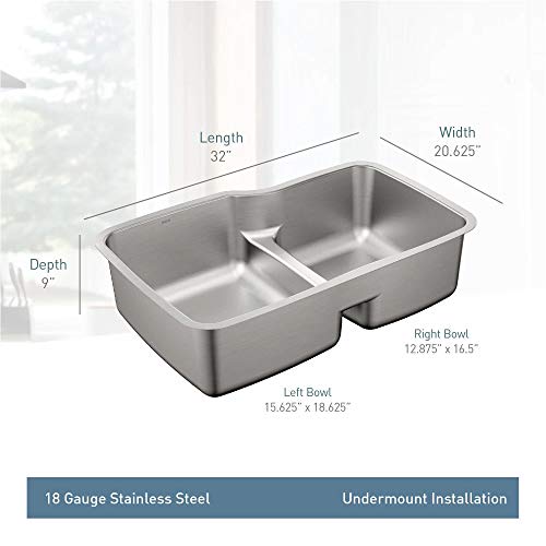 Moen G18253, Stainless #TOP3
