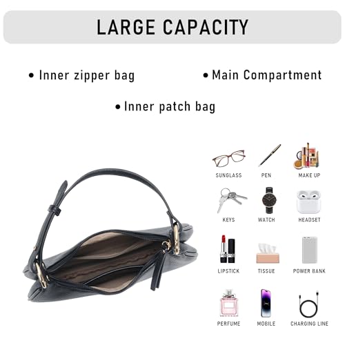 Image of Chinllo Purse for Women Shoulder Bag Vintage Clutch Hobo Tote Handbags