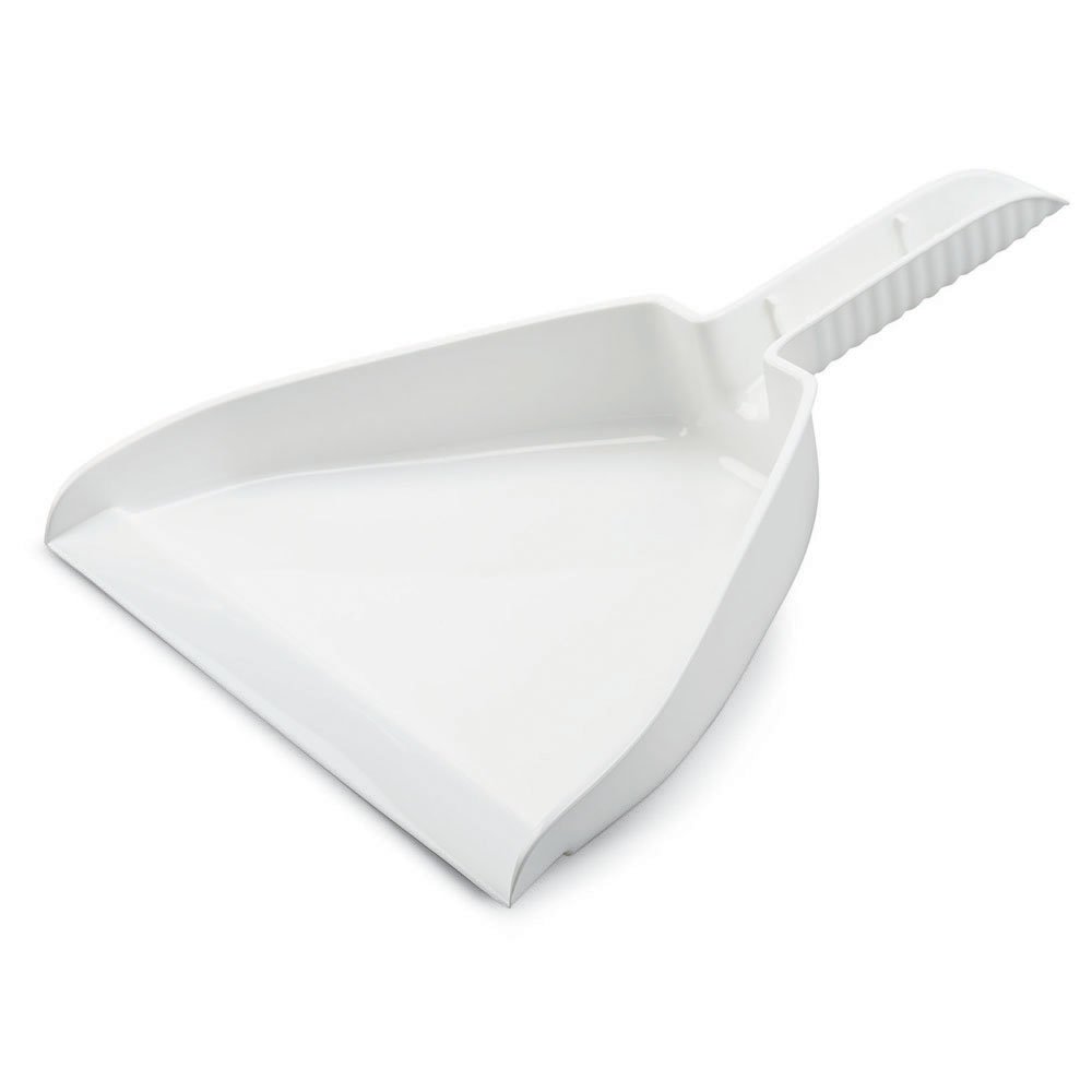 Libman Commercial 229 Dust Pan, Polypropylene, 10" Wide, White (Pack of 12)