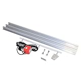 Gropyong 10.8 ft Indoor Grow Light Mover Track Rail Mover Kit,10r/min Speed,0-120 Second Adjustable time Delay Hydroponic Lighting System