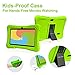 Pritom 7 inch Kids Tablet | Quad Core Android, 32GB WiFi, Bluetooth, Dual Camera | Kids Education, Games, Parental Control Software Pre-Installed with Tablet Case (Green)