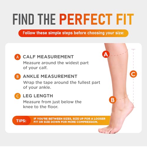 Lemon Hero Zipper Compression Socks for Women and Men, Open Toe 15-20 mmHg Compression Stockings, Designed for Leg Comfort, Supports Circulation and Swelling Relief - Medium, 2-Pack