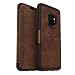 Produktbild OtterBox Strada Series Schutzhülle für Samsung Galaxy S9, Leder, Dunkelbraun/Braun