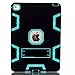 TabPow Hybrid Shockproof Case for iPad Air 2 with Retina Display / iPad 6 Bundle with Screen Protector and Stylus - Turquoise