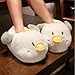 NiClothes Women's Cute Bee Bootie Slippers, Fuzzy Animal House Slippers with Heel, Warm Cozy Non-Slip Soft Sole for Indoor Comfort (Duckling, Adult, Women, 5, Numeric Range, US Footwear Size System, 9, Medium)
