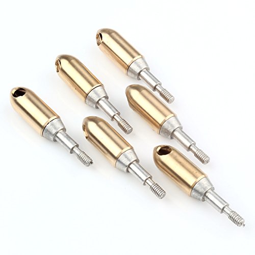 VERY100 6 Stück Heulspitze für Alu- und Carbonpfeile Pfeifende Pfeilspitzen Jagdspitzen