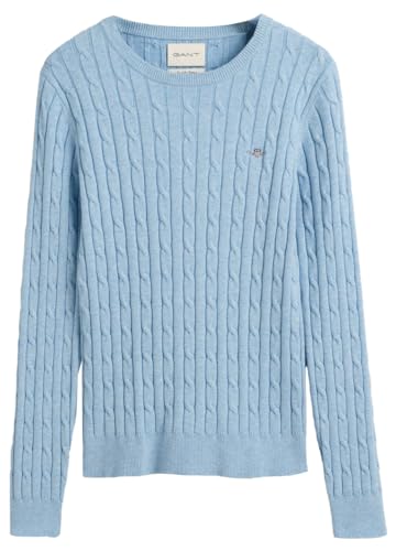 Stretch Cotton Cable C-Neck – Ansicht 1