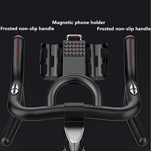 Image of Indoor Cycling Bike Belt Drive Indoor Exercise Bike Stationary Comfortable Seat Cushion for Home Cardio Workout Cycle Bike Training