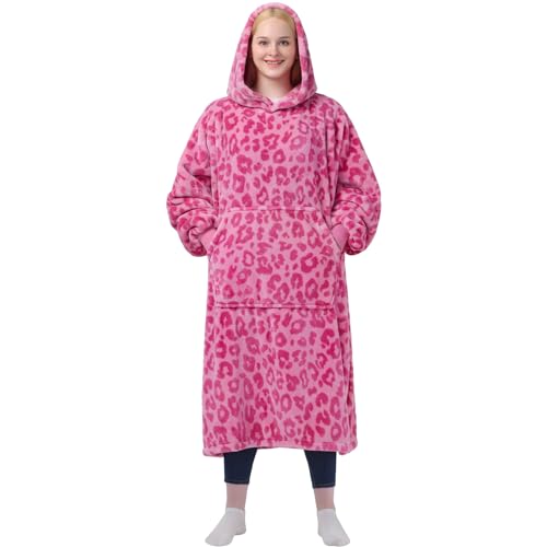 Waitu Wearable Blanket Sweatshirt Gifts for Women and Men, Warm and Cozy Blanket Hoodie, Thick...