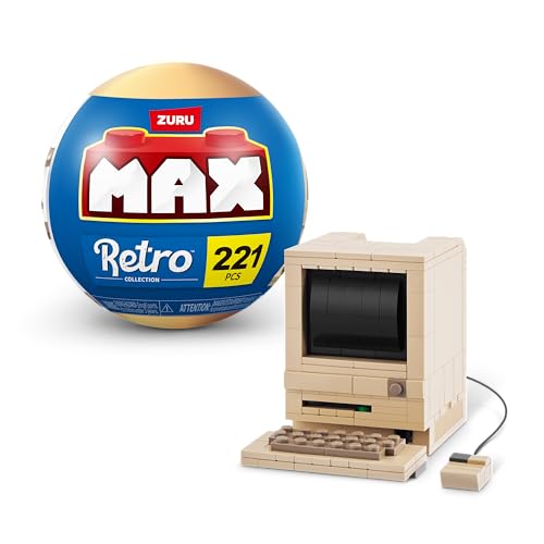 MAX Premium Retro Klemmbausteine von ZURU (Klassischer Computer) – Minis...
