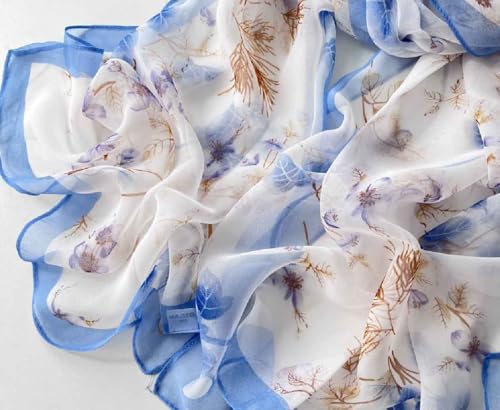 Scarfs for Women Lightweight Fashion Scarves Print Floral Pattern Scarf Shawls2