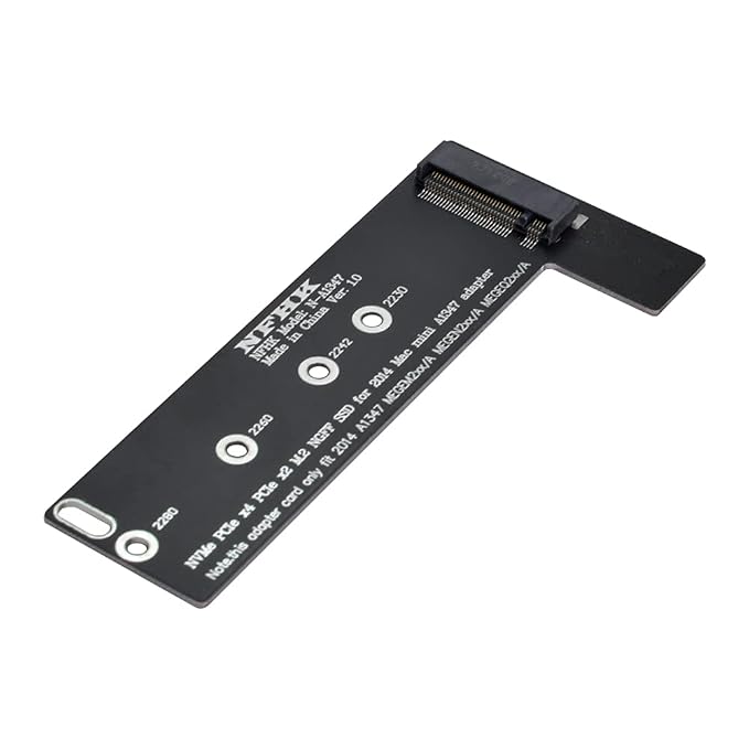 M.2 NGFF M-Key NVME SSD Convertor Card for 2014 MAC A1347 MEGEN2 MEGEM2 MEGEQ2 Mini