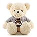 HUOQILIN Pullover Bär Plüschtier Teddybär Kuscheltier Mit Baumwolltier Geschenk Gefüllt (Color : Blue, Size : 60cm)