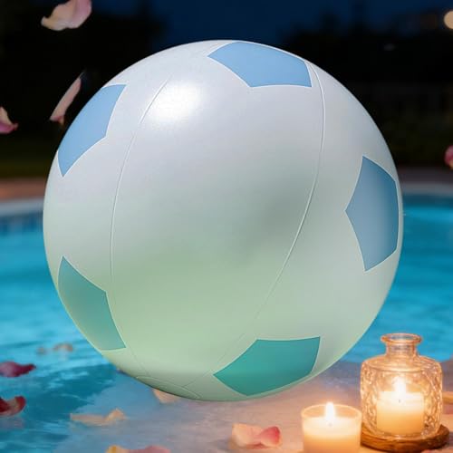 Balón gigante de fútbol hinchable extra grande de 61 cm con válvula reforzada 3