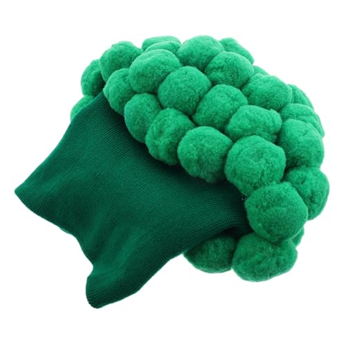 Homoyoyo Adorable Vegetable Hat Wacky Hats for Boys and Girls for Photo Shoots Cosplay Costumes Green