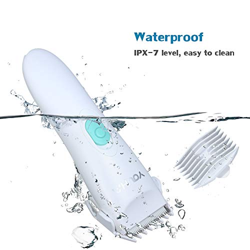 Sangmei bebê máquina de cortar cabelo elétrica à prova d 'água bastante operação recarregável 2 gui