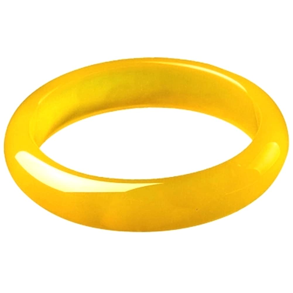 Bracelet jade véritable et agate jaune translucide de qualité gemme
