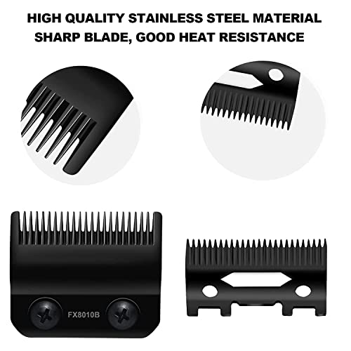Replacement Blades for BaBylissPRO Barberology Replacement Clipper Fade Blades Compatible with FX870/FXF880/FX810/FX825/FX673N (Grey) - Image 2