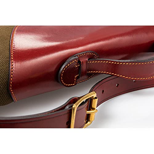 Handmade | Green-Brown Colour | Shotgun Case | Rifle Case | Rifle Bag | Shotgun Bag | Wax Camvas | Hunting | Personalization (40 In, Brown) #TOP3