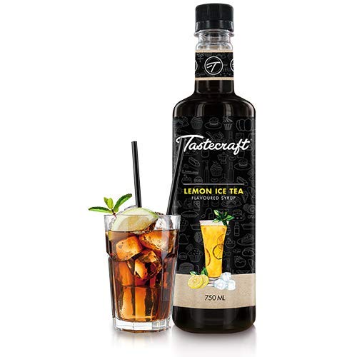 Tastecraft Professional Mocktail Syrup-Rich and Authentic Taste-750ML-Lemon Ice Tea