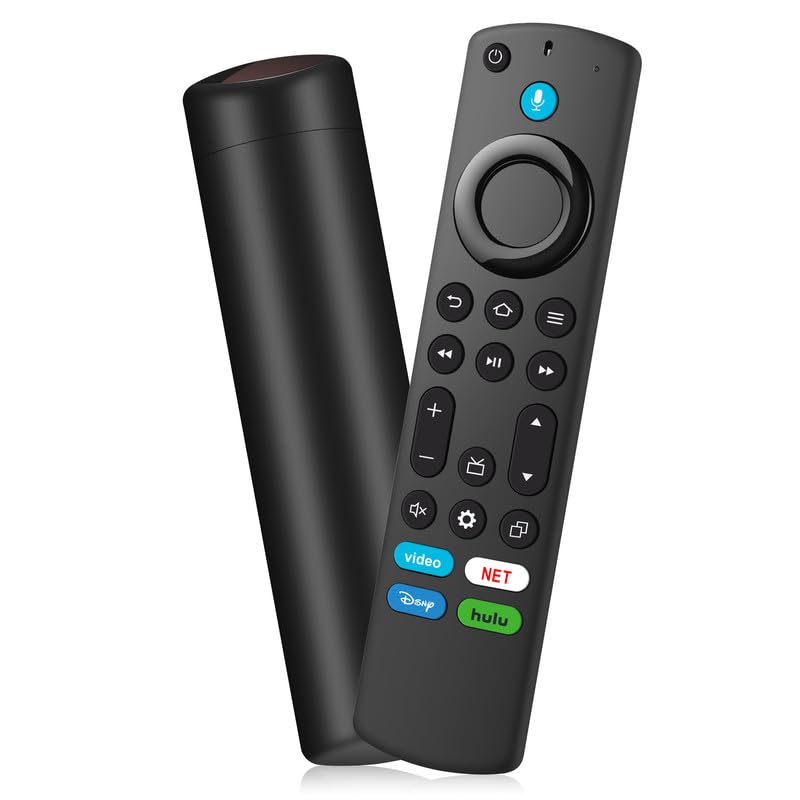 Image of Replacement Voice Remote for All FireSeries TV Stick, Compatible with Fire Insignia TVs Stick (2nd /3rd Gen) /4K /4K Max /Lite, for Smart TV 3rd Gen and TVs Cube