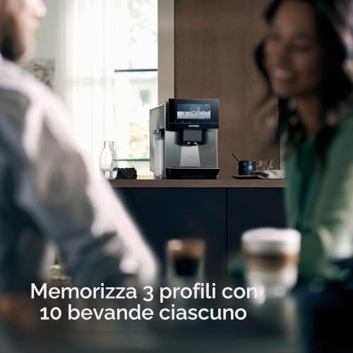 Siemens Macchina da caffè EQ900 TQ903D03, controllo app...