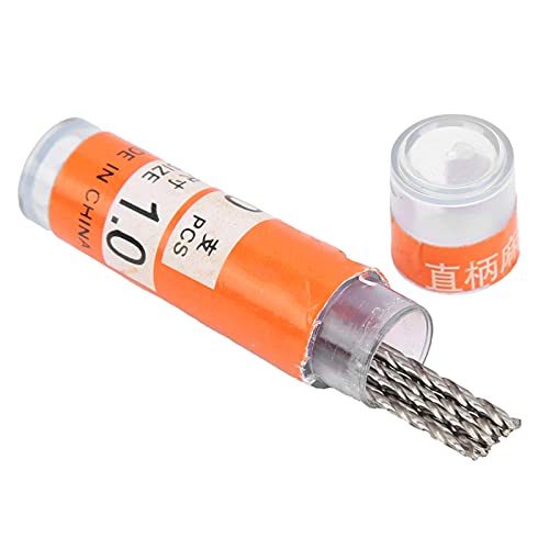 10-delige spiraalboor, 1,0 mm / 0,04 inch hogesnelheidstalen spiraalboor set, Boorgereedschap met hoge hardheid met… - Afbeelding 5