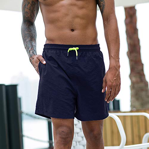 Andoer Calças esportivas masculinas verão quadril fitness running roupas esportivas com cinto de gra