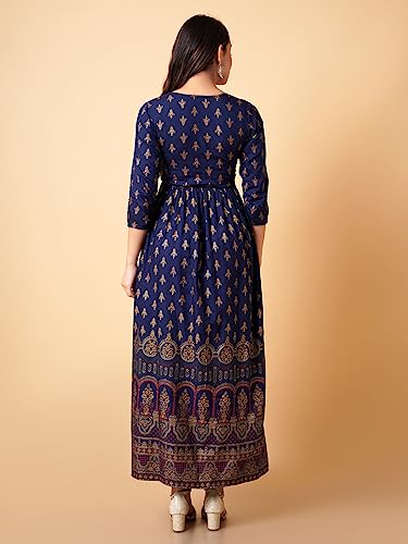 Image of Daevish Women's Rayon Floral Regular Kurta