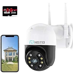 Bewakingscamera voor buiten, wifi, 1080p, digitale zoom, dome wifi-camera, outdoor, draaibaar, bewegingsmelder, 30 m…